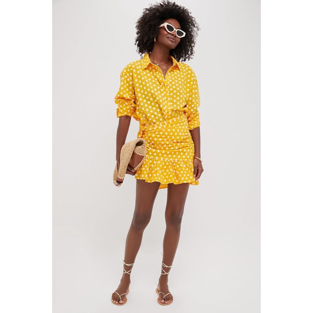 Lemonade Short Ruffle Power Pareo - Picture 2 of 6